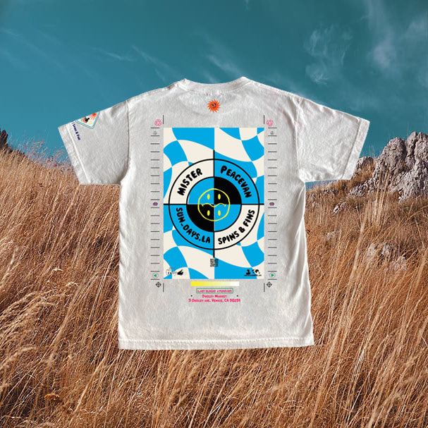 SUN_DAY.LA X MR.PEACEVAN™ RECYCLES TEE